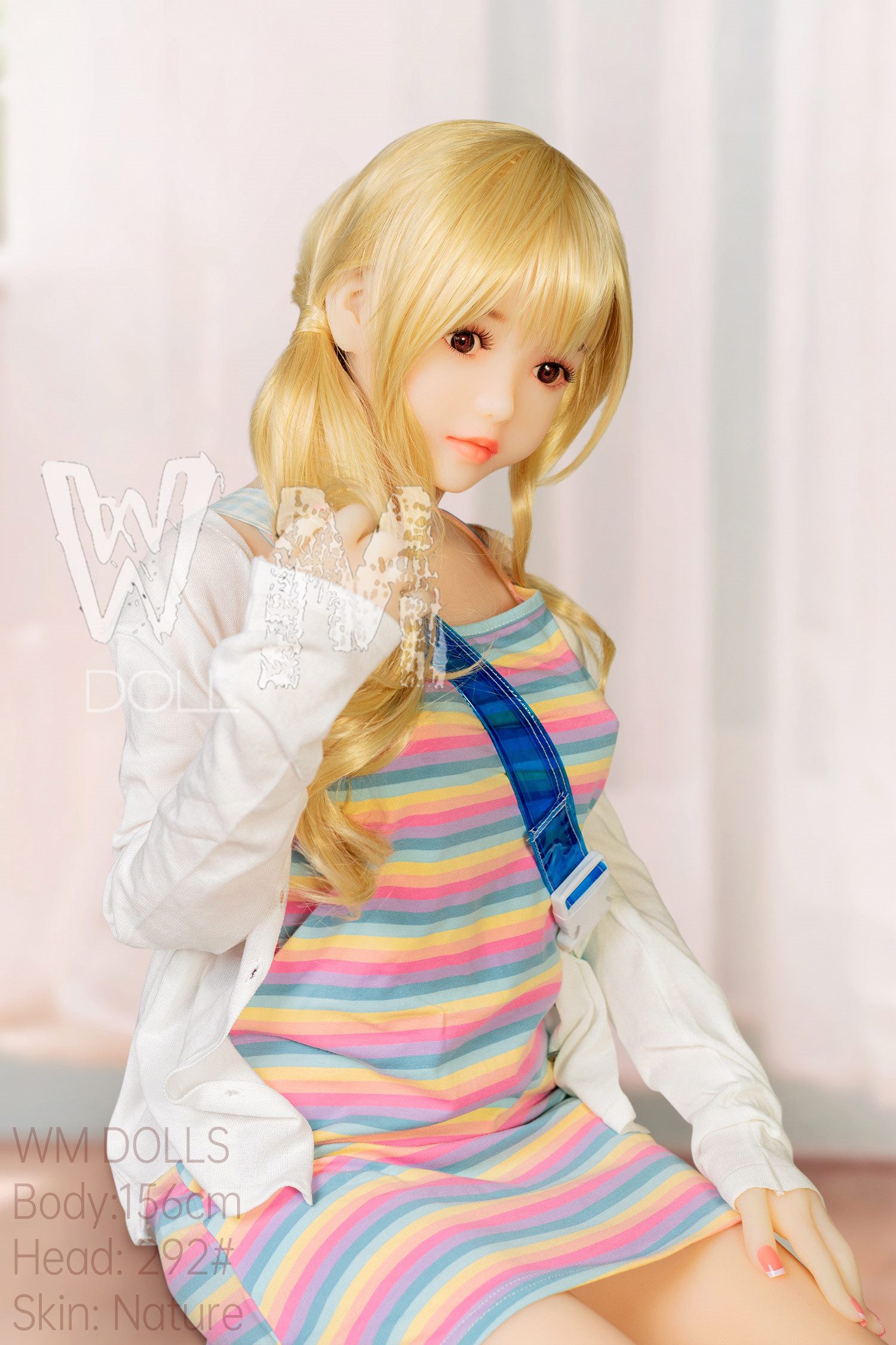 156cm/5ft1 C-cup Petite Golden-Haired Doll Ka #JS156-292 - Image 5