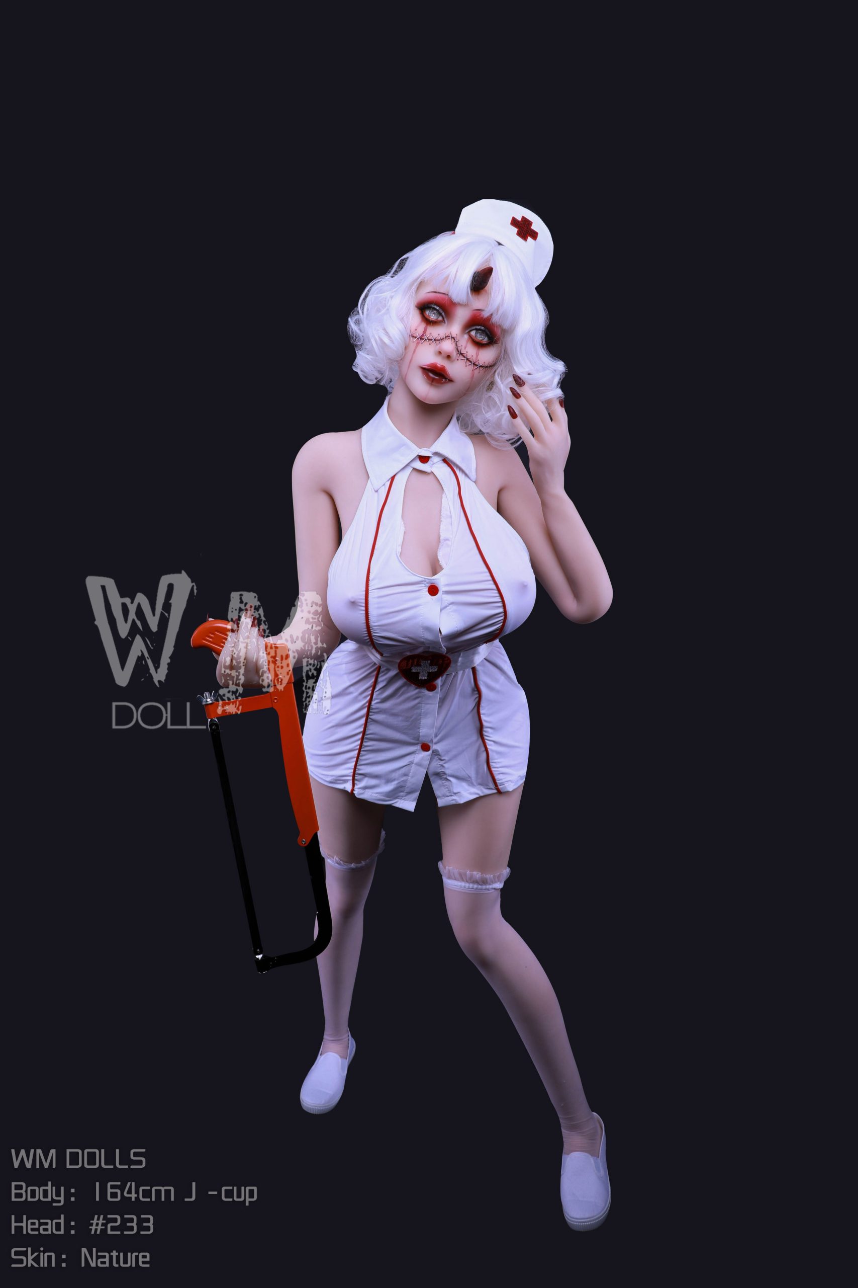 164cm/5ft4 J-cup Dark Fantasy Silicone Love Doll Zara#233-Halloween