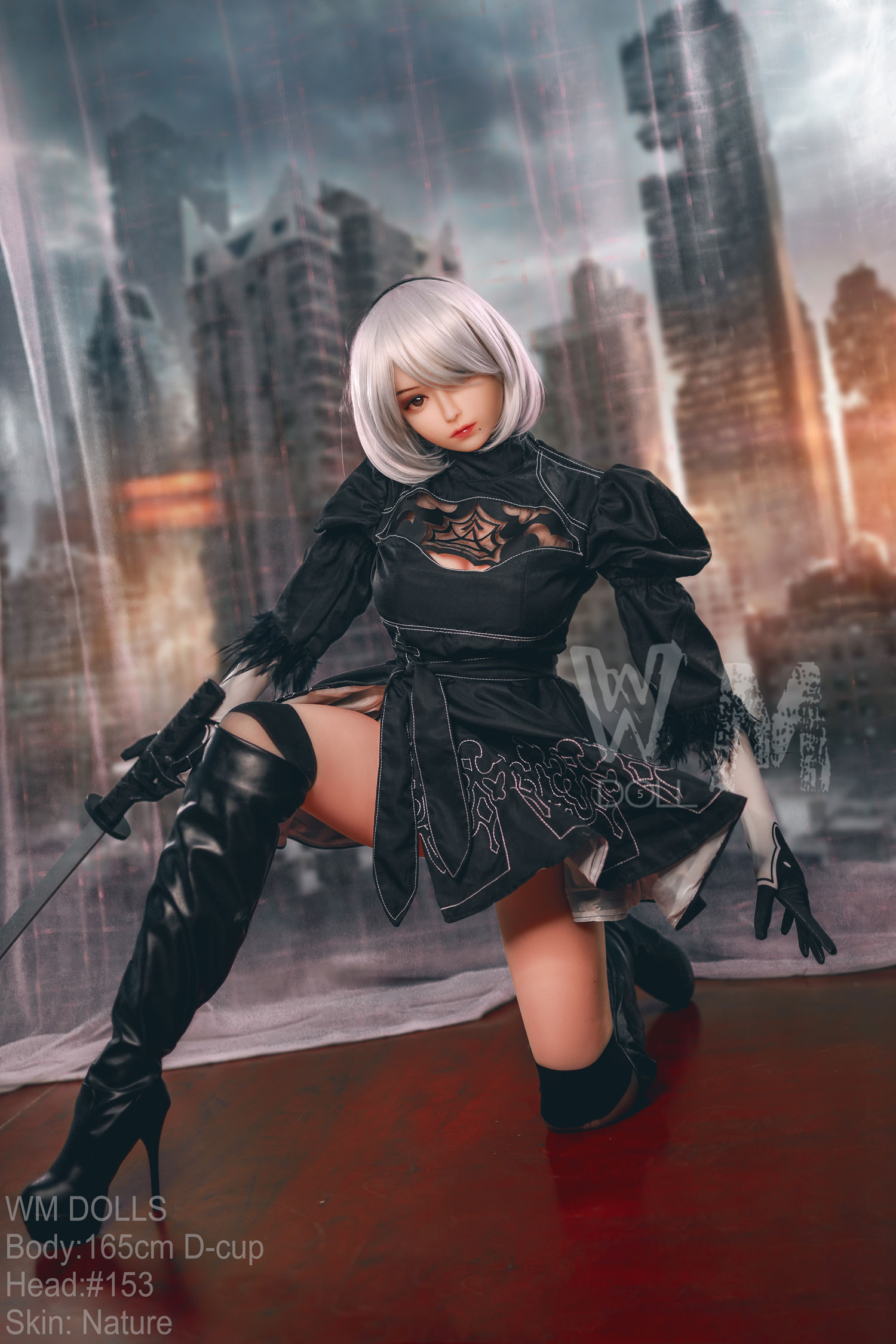 165cm/5ft5 E-cup NieR:Automata Style Doll Clover #JS165-153 - Image 2