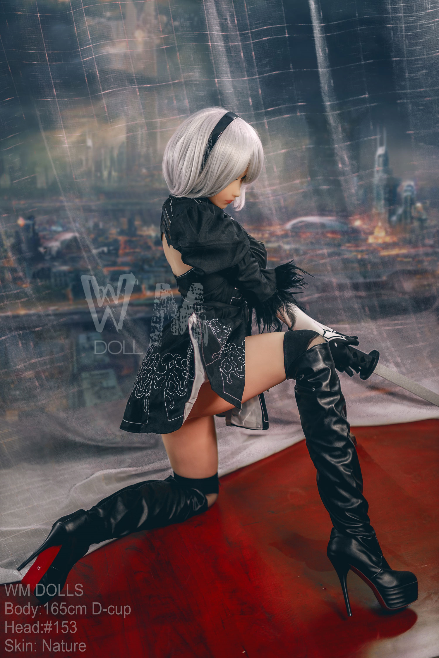 165cm/5ft5 E-cup NieR:Automata Style Doll Clover #JS165-153 - Image 4