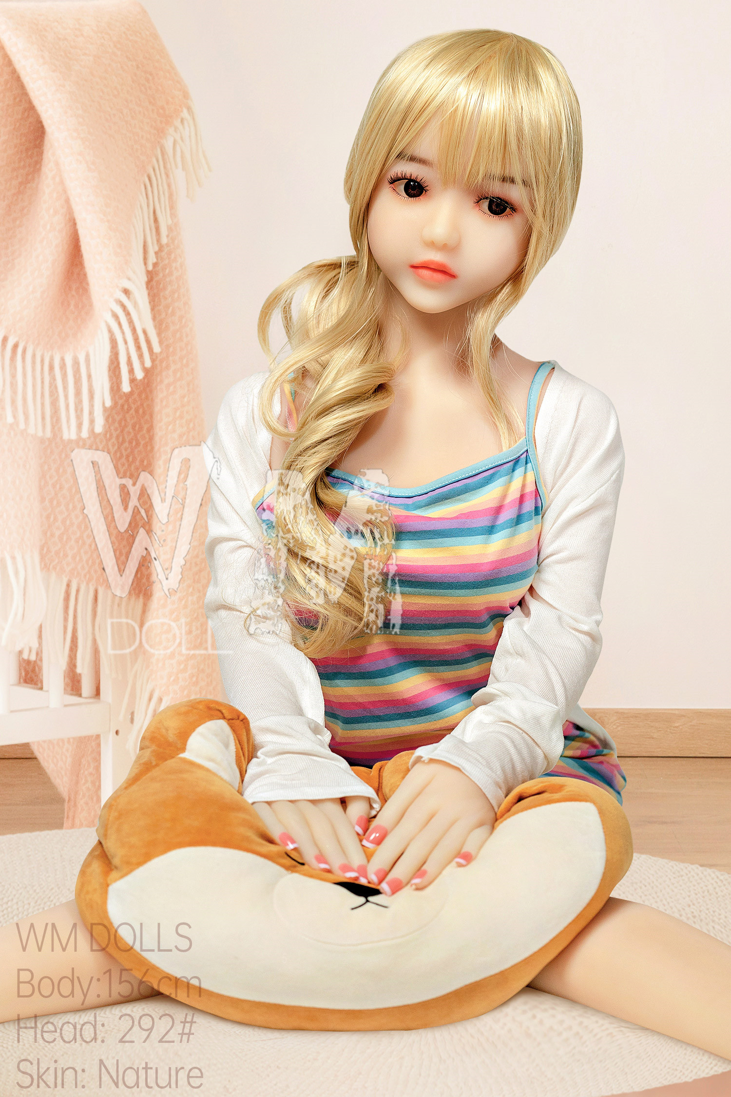 156cm/5ft1 C-cup Petite Golden-Haired Doll Ka #JS156-292 - Image 2