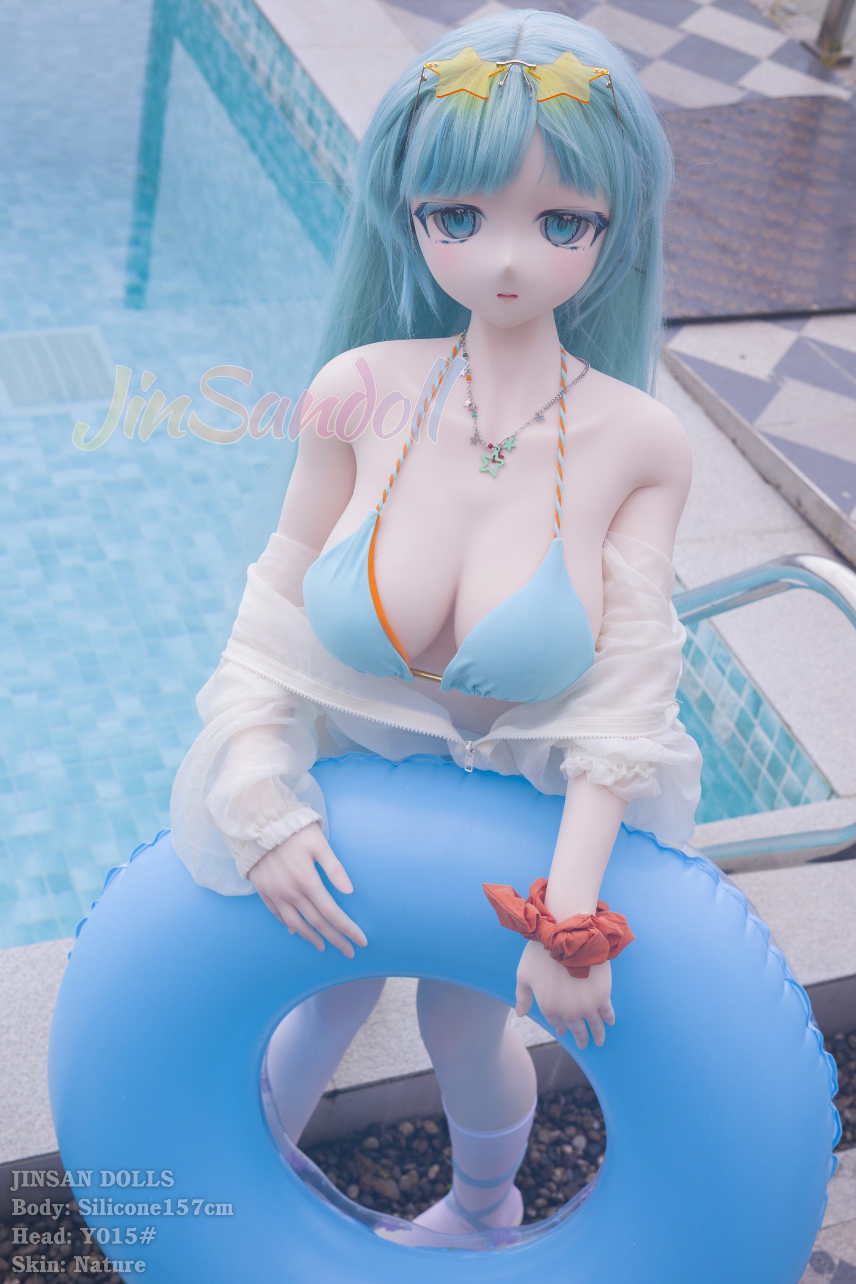 157cm/5ft2 B-cup Cute Anime-Style Doll Bella Creme #JS 160cm+Y013 - Image 5