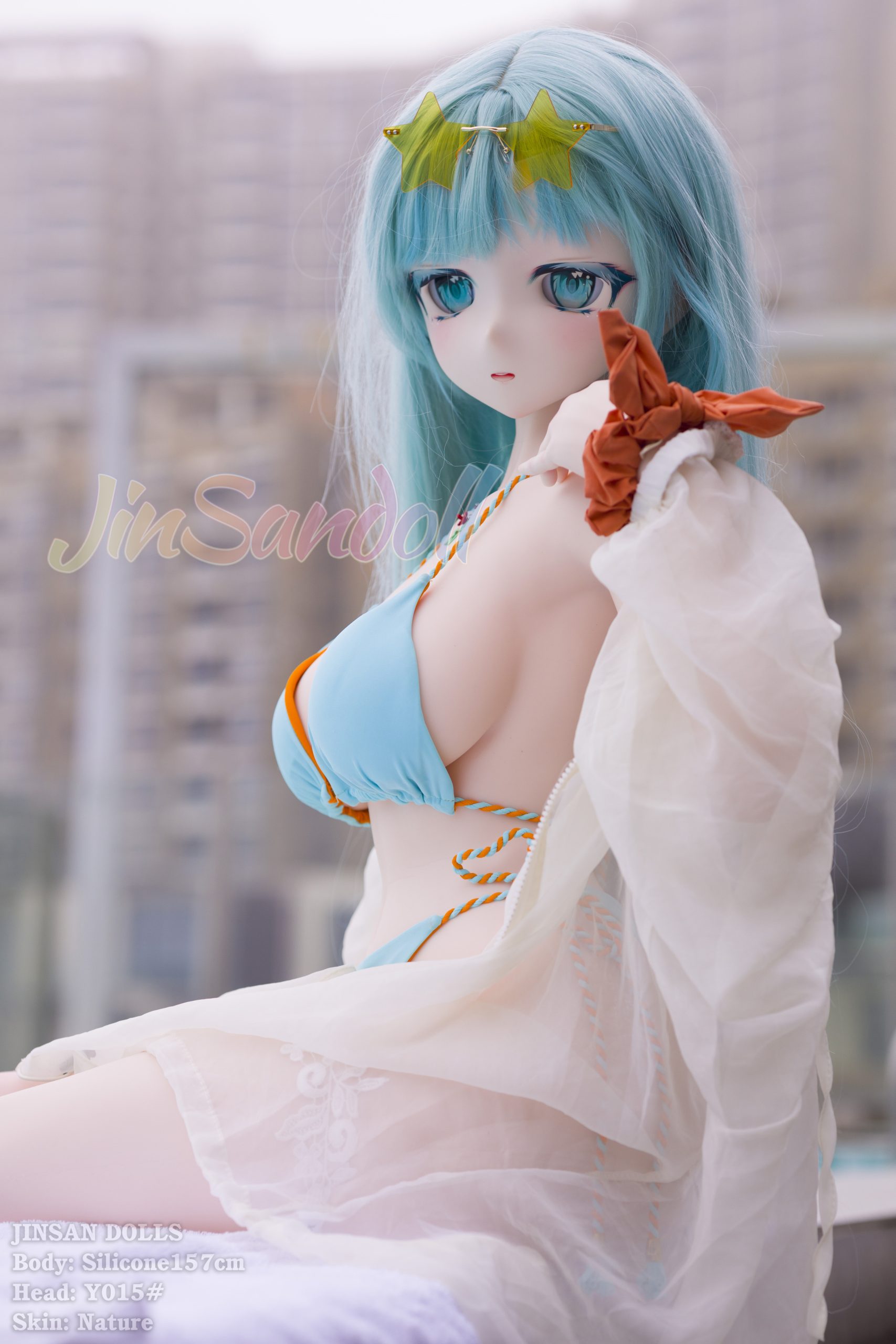 157cm/5ft2 B-cup Cute Anime-Style Doll Bella Creme #JS 160cm+Y013 - Image 8